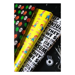 Trick Or Treat Studios Wrapped In Terror Wrapping Paper - Child's Play 2 Licensed Halloween Decor