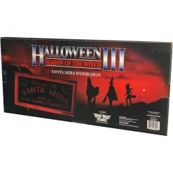 Trick Or Treat Studios Indoor Decor HALLOWEEN III: Season Of The Witch - Santa Mira Wood Sign