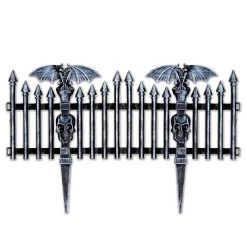Beistle Plastic Gothic Fence Party Supplies