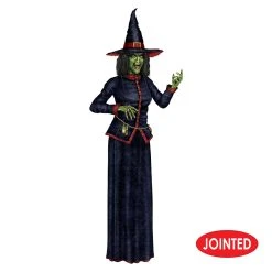 Beistle Jointed Witch Cutout 74