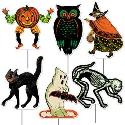 Beistle Vintage Halloween - Plastic Yard Signs