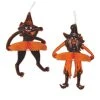 Beistle Vintage Halloween Jointed Tango Witch & Cat