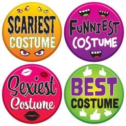 Beistle Party Supplies Halloween Costume Buttons
