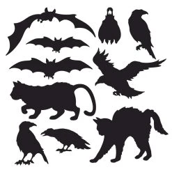 Beistle Halloween Silhouettes