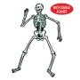 Caufield's Novelty Indoor Decor Jointed Posable Skeleton Cutout 22" 3 Caufield's Novelty Indoor Decor Jointed Posable Skeleton Cutout 22"