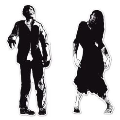 Beistle Zombie Silhouettes