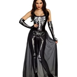 Dreamgirl Day Of The Dead Bare Bones Babe Adult Costume