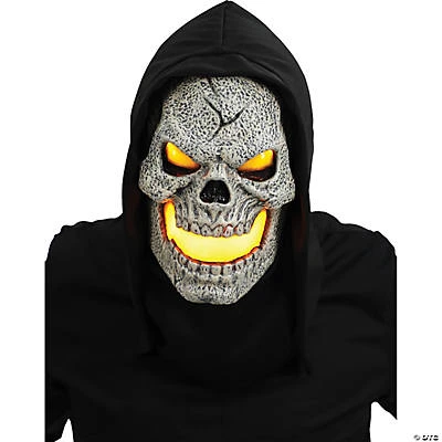 Morris Costumes Skeletons, Bones And Skulls Flame Fiend Skull Mask Yellow 1 Morris Costumes Skeletons, Bones And Skulls Flame Fiend Skull Mask Yellow