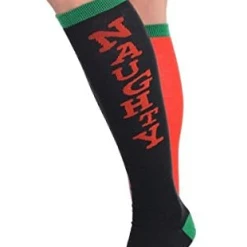 Forum Novelties Christmas Accessories Naughty/Nice Socks