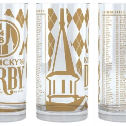 TCG Continuum Kentucky Derby 148 - Mint Julep Glass 24k Gold Edition