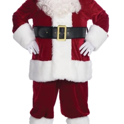 Halco Burgundy Velveteen Santa Claus Suit Christmas Accessories
