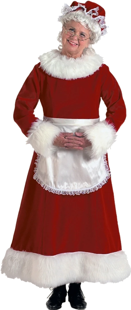 Halco Deluxe Mrs. Claus Costume Mrs. Claus Costumes 1 Halco Deluxe Mrs. Claus Costume Mrs. Claus Costumes