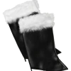 Halco Christmas Accessories Professional Naugahyde Santa Claus Boot Tops