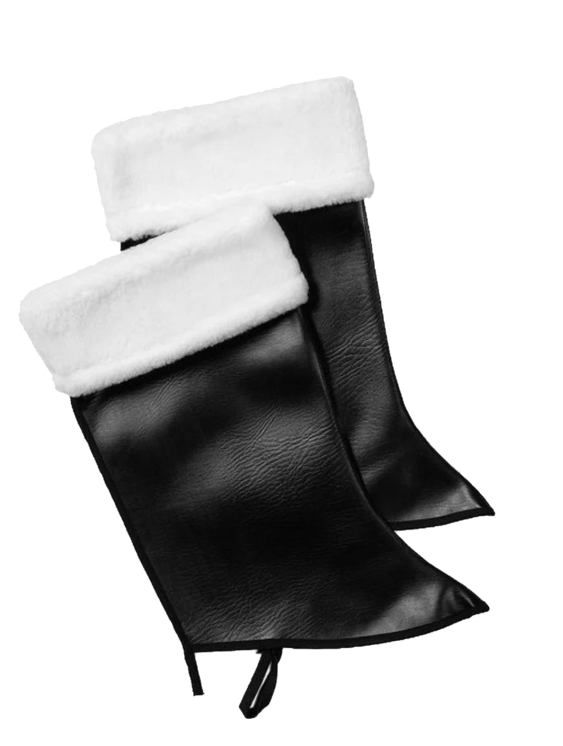 Halco Deluxe Vinyl Santa Claus Boot Tops 1 Halco Deluxe Vinyl Santa Claus Boot Tops