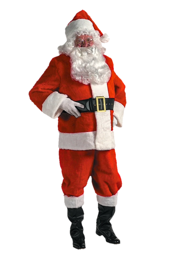 Halco Deluxe Red Plush Santa Suit 1 Halco Deluxe Red Plush Santa Suit