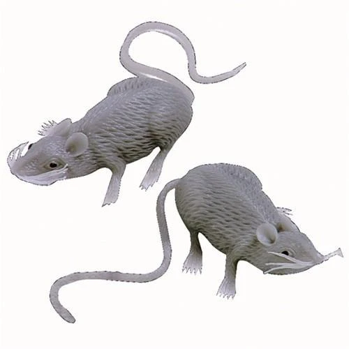 Dillon Indoor Decor Grey Mouse- 3 Inch W/Tail- Rubberized Plastic 1 Dillon Indoor Decor Grey Mouse- 3 Inch W/Tail- Rubberized Plastic