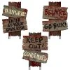 Amscan Cemetery Sidewalk Signs Indoor Decor