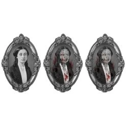 Amscan Creepy Woman Lenticular Portrait Indoor Decor