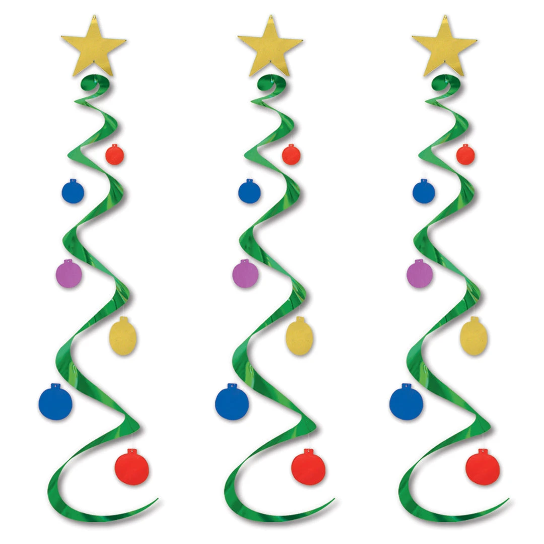Beistle Christmas Tree Whirls Christmas Decorations 1 Beistle Christmas Tree Whirls Christmas Decorations