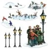 Beistle Lamppost, Carolers And Winter Fun Insta-Theme Props