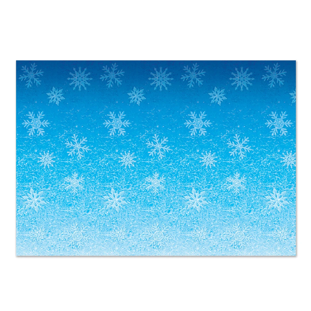 Beistle Frozen Snowflakes Insta-Theme Backdrop 1 Beistle Frozen Snowflakes Insta-Theme Backdrop