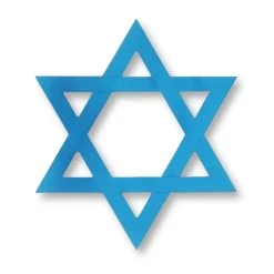 Beistle Hanukkah Foil Star Of David Cutout
