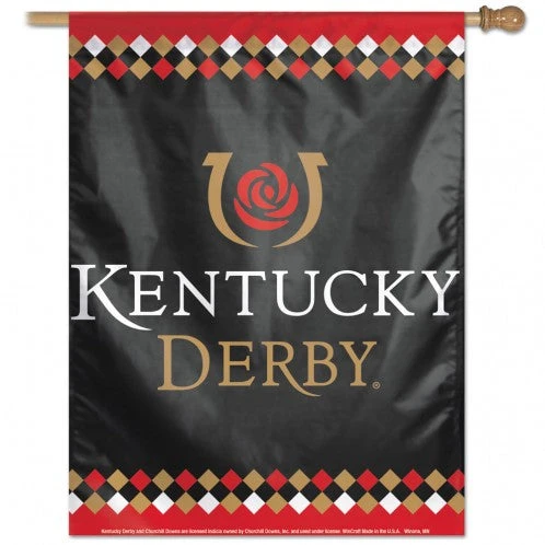 Wincraft Kentucky Derby Icon 28" X 40" Vertical Flag Kentucky Derby Icon Merchandise 1 Wincraft Kentucky Derby Icon 28" X 40" Vertical Flag Kentucky Derby Icon Merchandise