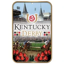 WinCraft Kentucky Derby Icon - 11" X 17" Plastic Sign Kentucky Derby Icon Merchandise