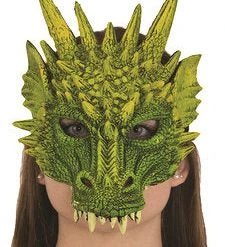 JHats Green Dragon Mask