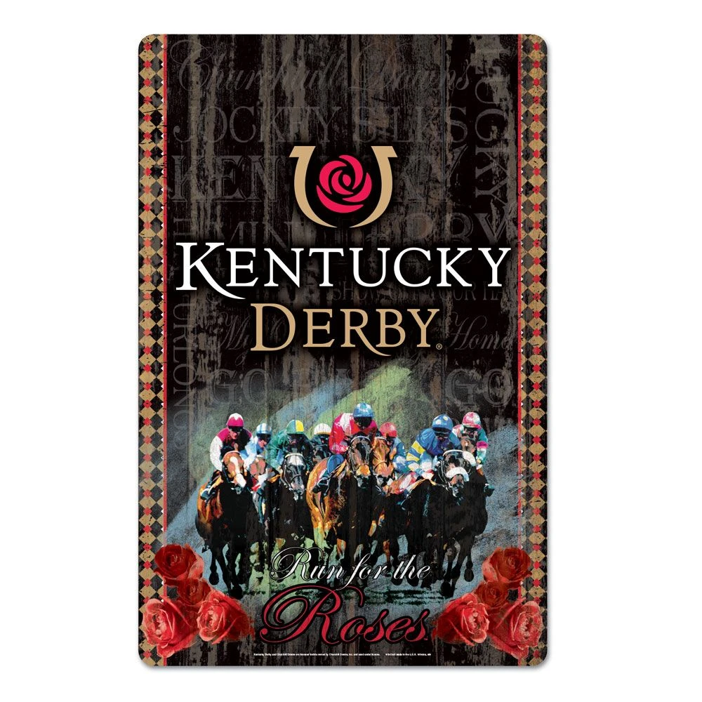 Wincraft Kentucky Derby Wooden Sign 1 Wincraft Kentucky Derby Wooden Sign
