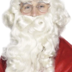 Smiffy's Deluxe Santa Claus Wig And Beard Set