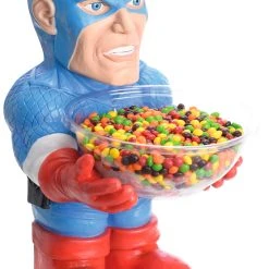 Rubies Marvel- Captain America Candy Bowl Holder Candy Bowls And Holders