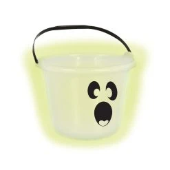 Amscan Party Supplies Glow-In-The-Dark Plastic Ghost Bucket