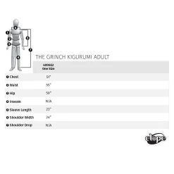 Elope Dr. Seuss' The Grinch - Adult Kigurumi 11 Elope Dr. Seuss' The Grinch - Adult Kigurumi