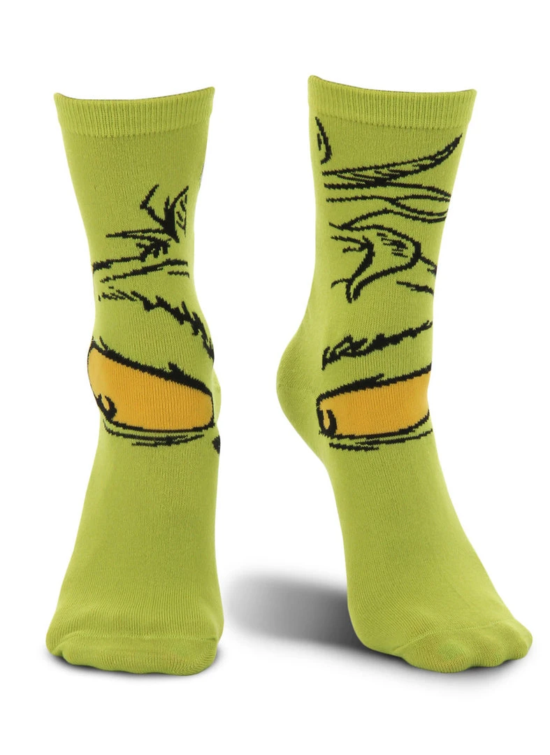 Elope Dr. Seuss' The Grinch - Character Crew Socks 1 Elope Dr. Seuss' The Grinch - Character Crew Socks