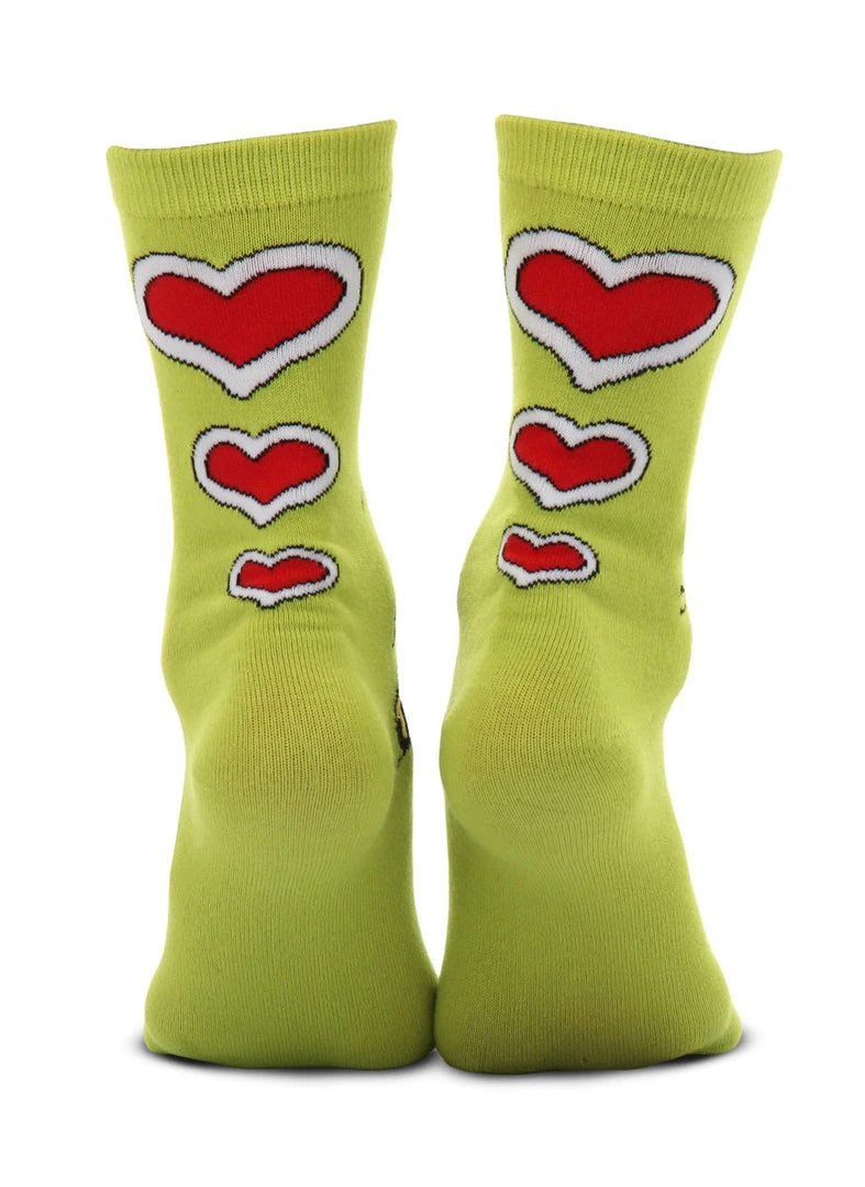 Elope Dr. Seuss' The Grinch - Character Crew Socks 2 Elope Dr. Seuss' The Grinch - Character Crew Socks