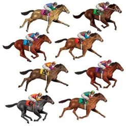 Beistle Insta-Theme Race Horse Props Horse Racing Decor And Accessories