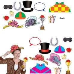 Beistle Horse Racing Photo Fun Signs