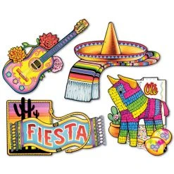 Beistle Party Supplies Fiesta Cutouts