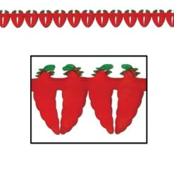 Beistle Party Supplies Chili Pepper Garland