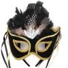 Forum Novelties Venetian Mask - Black Velvet Colombina