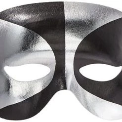 Forum Novelties Half Mask - Cocktail Black & Silver Half Masks