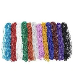 Rhode Island Novelty Copy Of 33" 7MM Metallic Beads