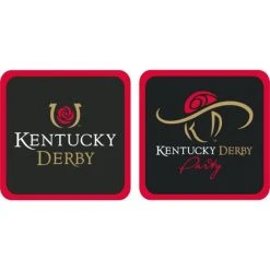 Westrick Kentucky Derby Icon Coasters 8/pk Derby Party Supplies