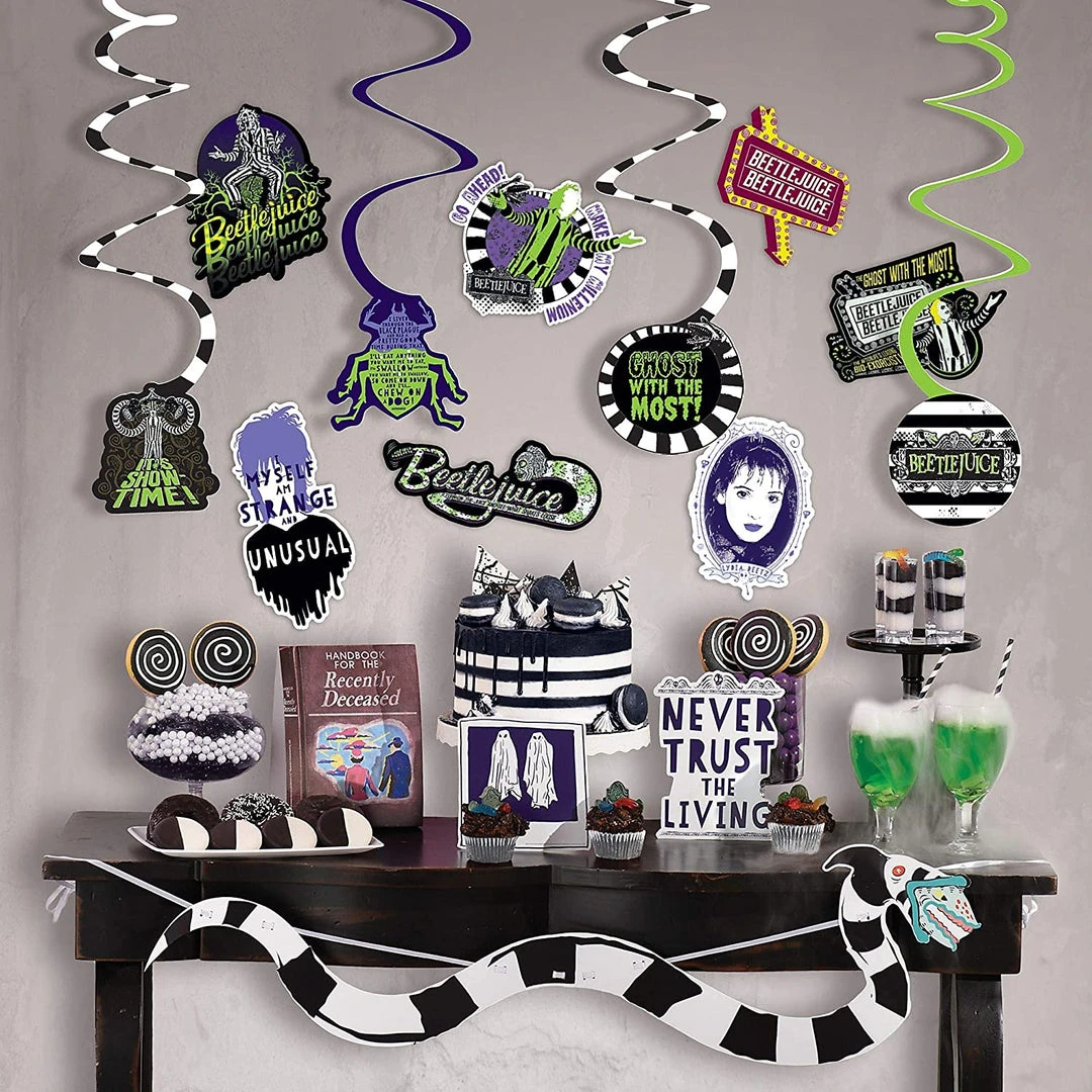 Amscan Beetlejuice - 24pc Room Decorating Kit 1 Amscan Beetlejuice - 24pc Room Decorating Kit