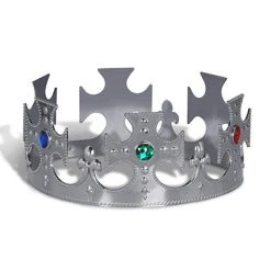 Beistle Royal King's Crown - Silver Hats And Crowns