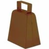 Beistle Party Supplies Brown Cowbell