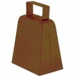 Beistle Party Supplies Brown Cowbell