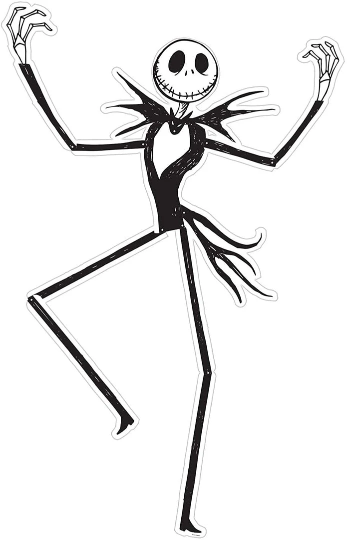 Amscan The Nightmare Before Christmas Jointed Cutout Indoor Decor 1 Amscan The Nightmare Before Christmas Jointed Cutout Indoor Decor