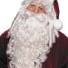 Henry Margu Wigs Deluxe Kanekalon Santa Claus Wig And Beard Set